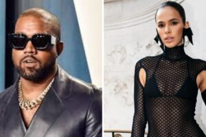 Kanye West Compartilha Fotos De Bruna Marquezine Look Da Burberry