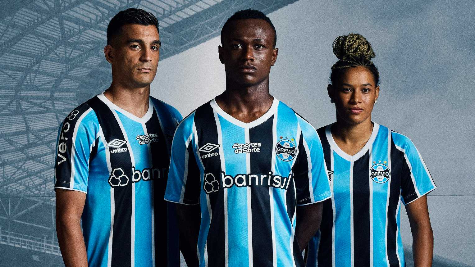 Umbro lança nova camisa do Grêmio para 2024 em homenagem ao primeiro