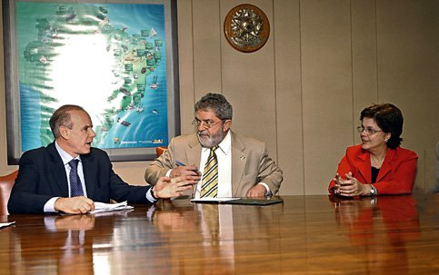 Resultado de imagem para lula e guido mantega
