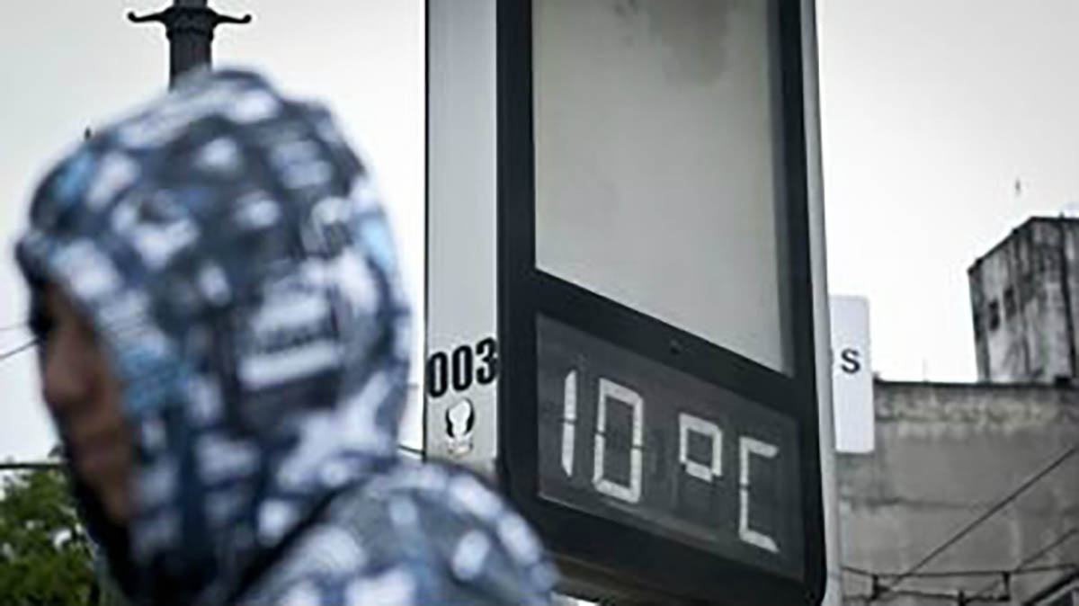 Termômetro marca 10 graus em São Paulo
