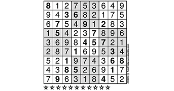 Sudoku com a resposta jogo de quebra-cabeça