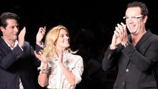 "Estou muito nervosa", diz Dieckmann antes do desfile