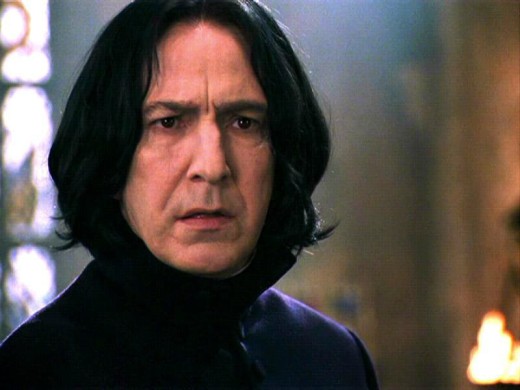Alan Rickman deu vida ao personagem Snape