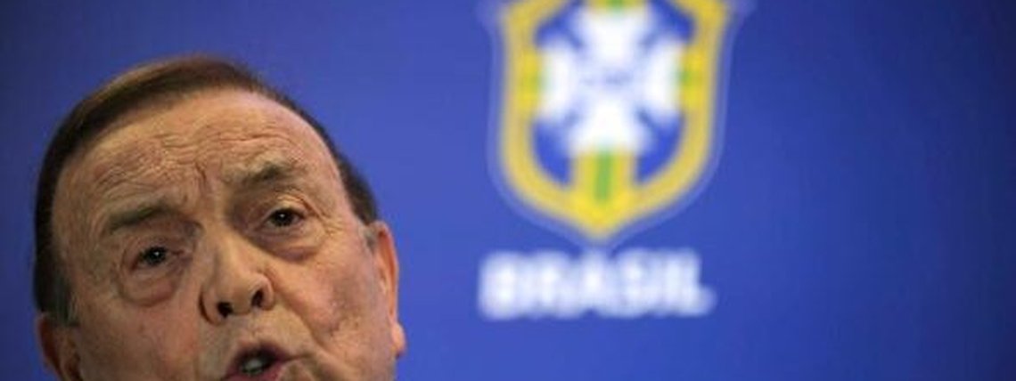 Jose Maria Marin, em coletiva no Rio de Janeiro, em abril de 2012