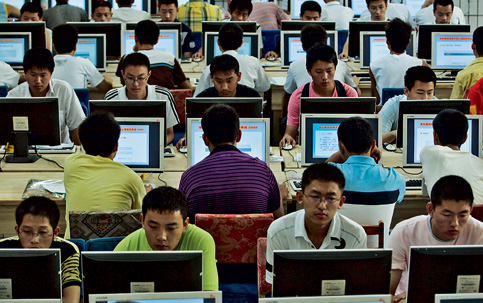 A china quer conquistar a web