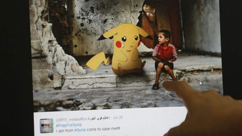 Artistas sírios usam pokémons para denunciar horrores da guerra