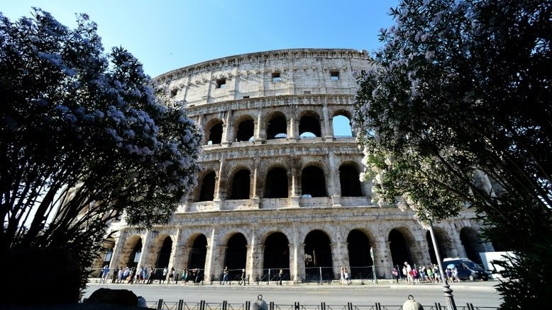 O Coliseu de Roma, no dia 28 de junho de 2016 - AFP