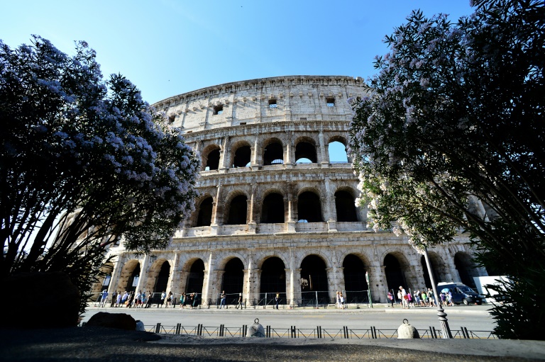 O Coliseu de Roma, no dia 28 de junho de 2016 - AFP