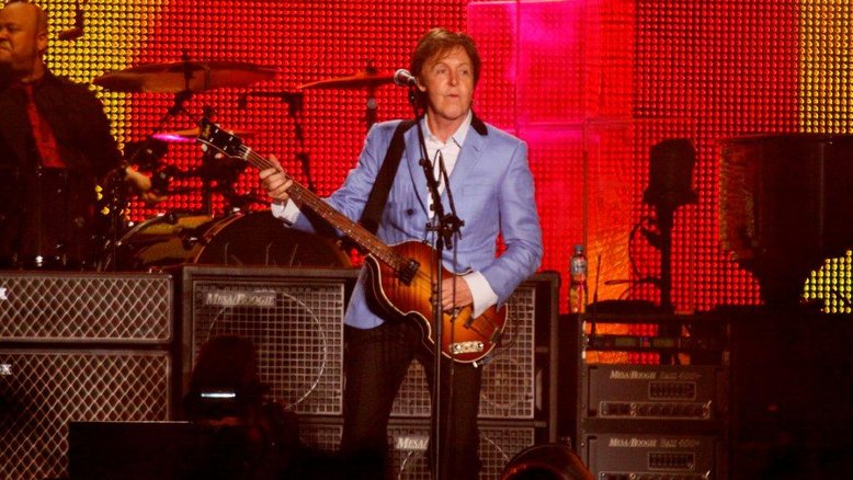 Vips no show de Paul McCartney