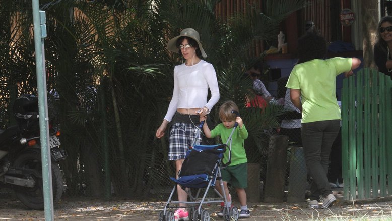 A mãe Fernanda Torres