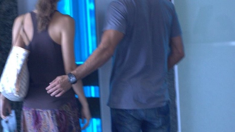 Sophie e Malvino no shopping