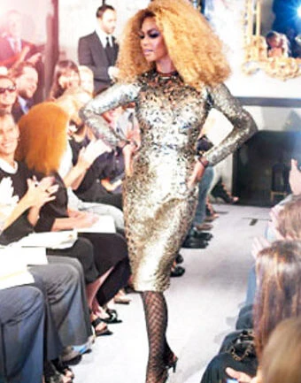 Beyoncé no desfile de Tom Ford