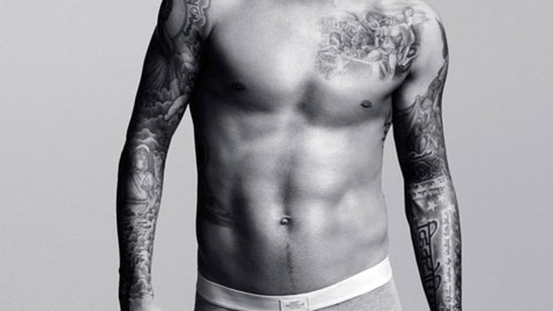 Beckham só de cueca