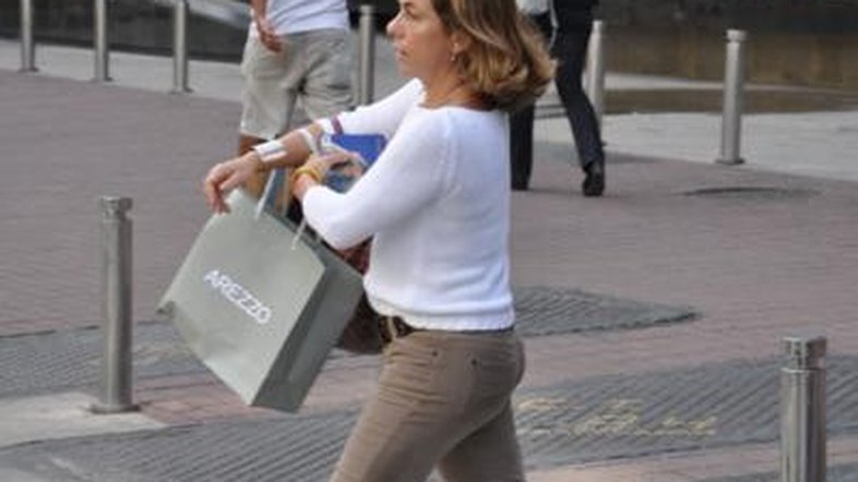 Cissa Guimarães no passeio