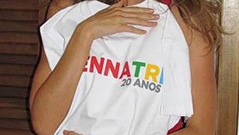 Gisele Bündchen na campanha do Senna