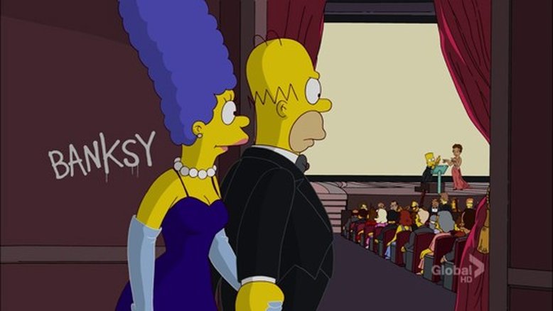 Banksy e Os Simpsons no Oscar