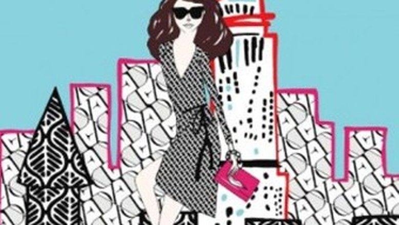 Diane Von Furstenberg em desenho