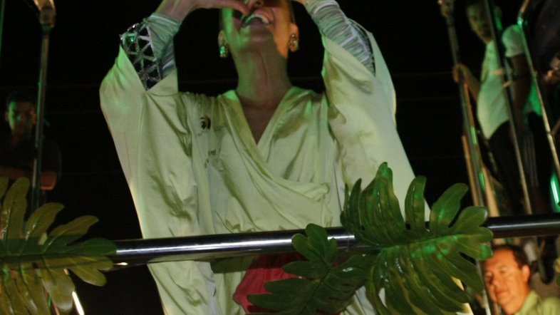 Claudia Leitte anima os fãs