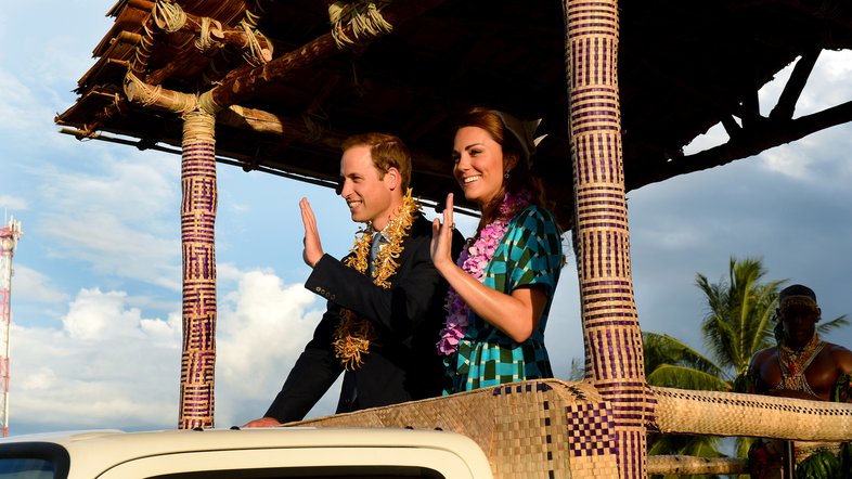 William e Kate Middleton nas Ilhas Salomão