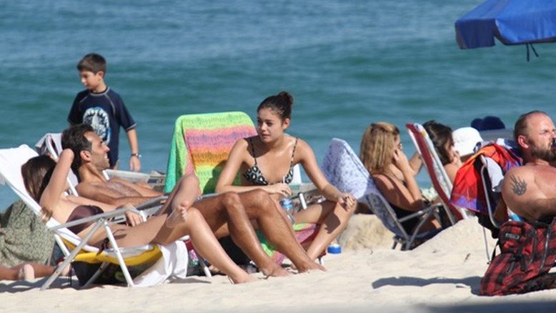 Sophie Charlotte na praia