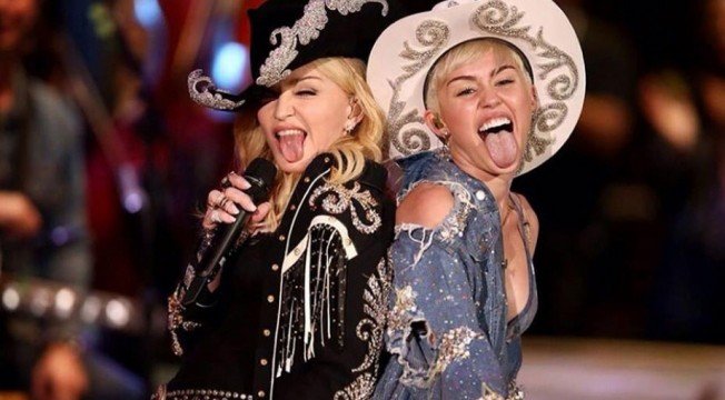 Madonna & Miley - ISTOÉ Independente
