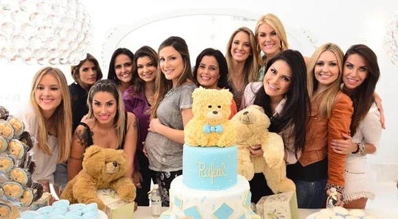 Chá de bebê de Claudinha