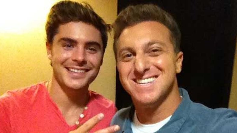 Zac Efron grava com Huck