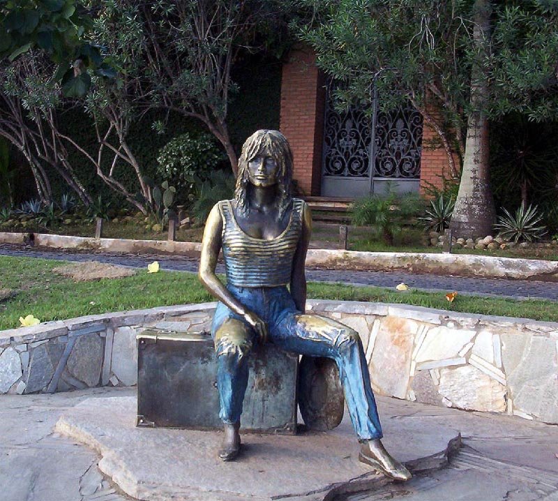 Estátua de Bardot em Búzios, Rio de Janeiro