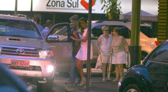 Eike e Flávia no Sushi