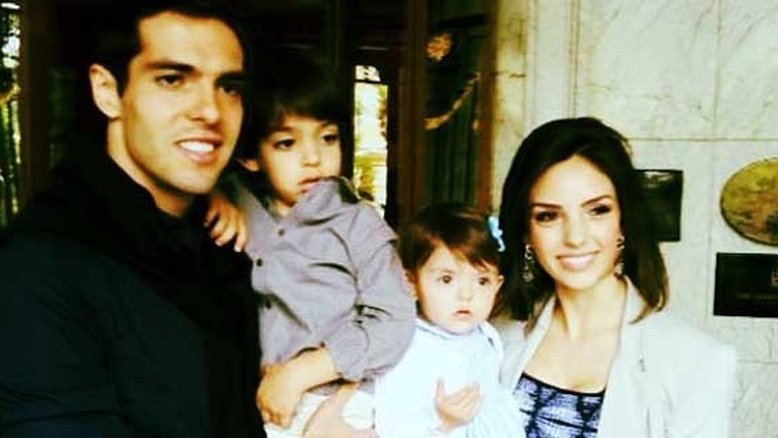Um ano da filha de Kaká e Carol Celico
