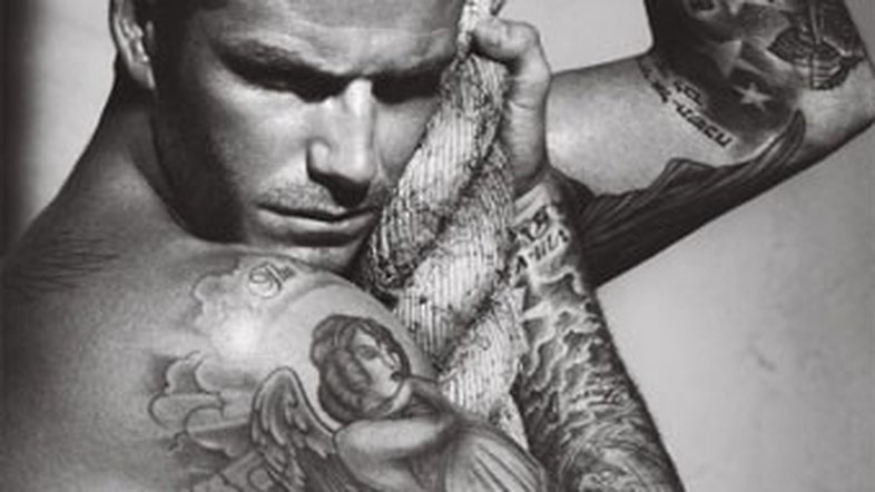 David Beckham em capa de revista de moda
