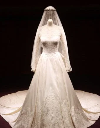 Vestido de Kate Middleton em exposição