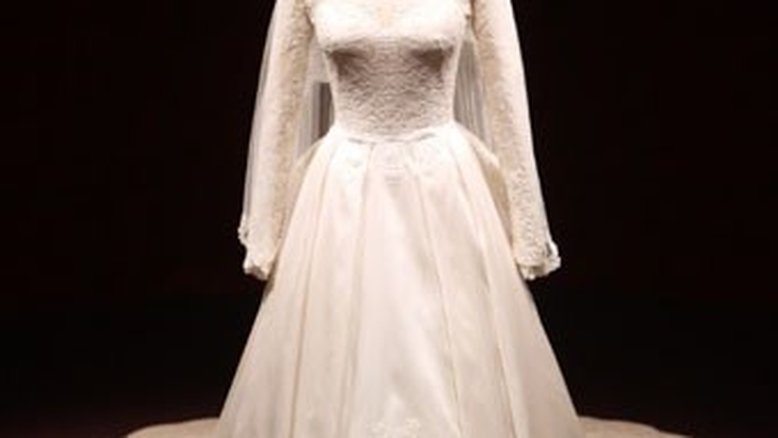 Vestido de Kate Middleton em exposição