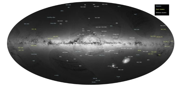 Telescópio Gaia revela mais detalhado mapa astronômico já produzido