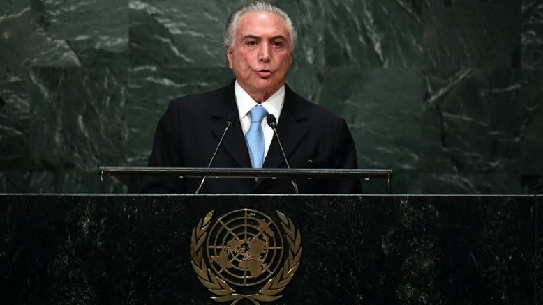 Várias delegações se negam a ouvir discurso de Michel Temer na ONU