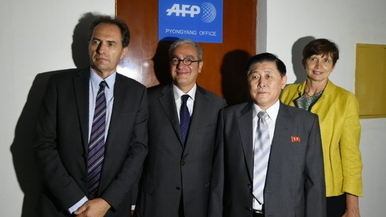 France-Presse inaugura escritório na Coreia do Norte