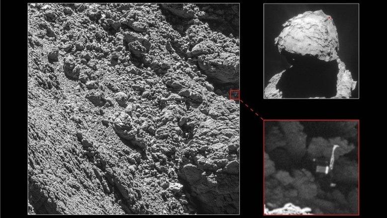 Sonda encontra robô Philae em cometa