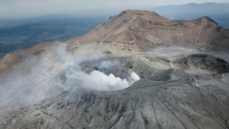 Monte Aso tem erupção 'explosiva'