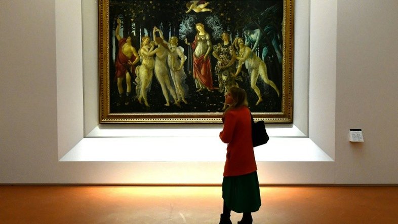 Botticelli retoma seu lugar na Galleria degli Uffizi em Florença