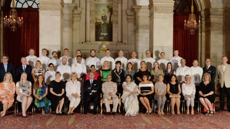 Chefs de líderes mundiais se reúnem na Índia