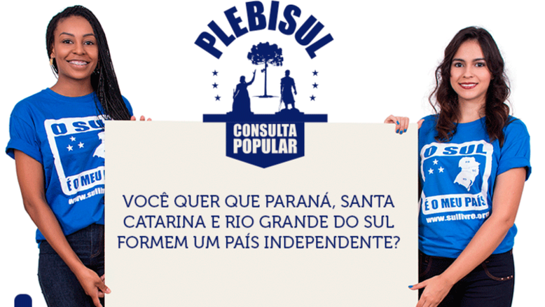 Em plebiscito informal, 95% votam pela ideia de separar Sul do restante do Brasil