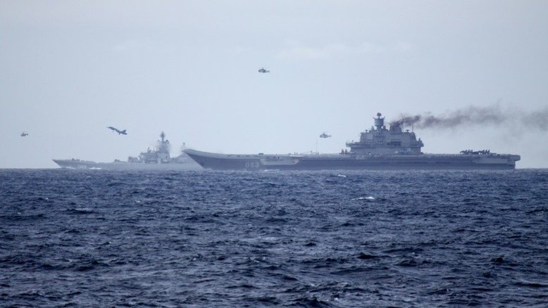 Caça russo cai no Mediterrâneo