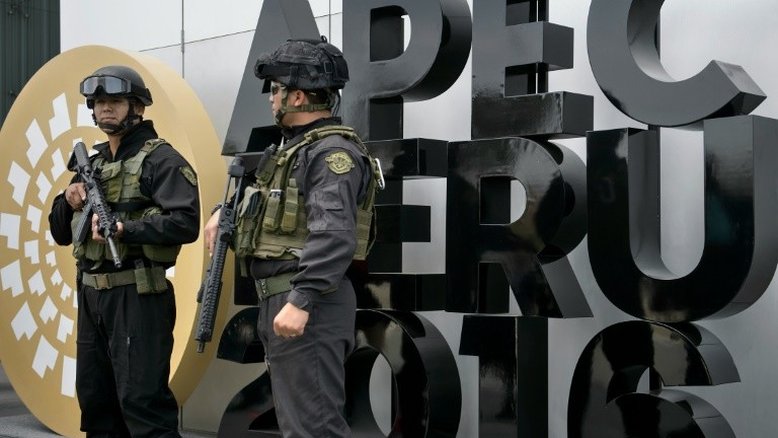 Duas pessoas são capturadas em Lima, um dia após a Apec
