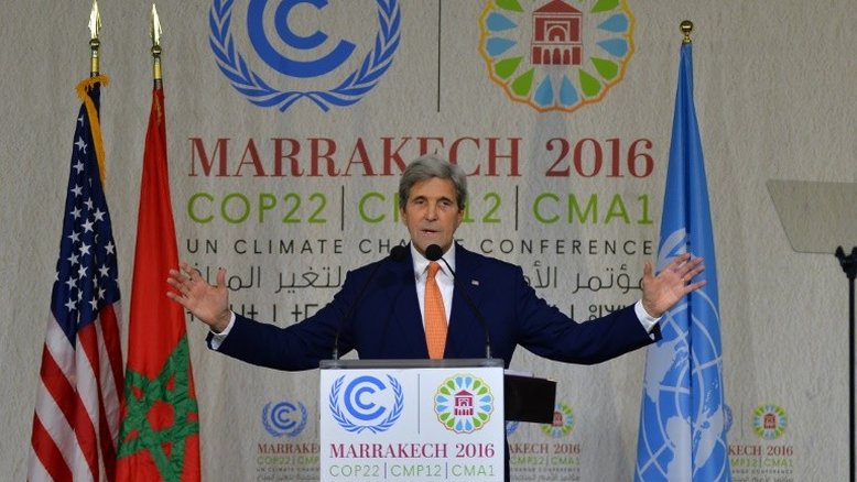COP22 pede 'compromisso político máximo' contra mudanças climáticas