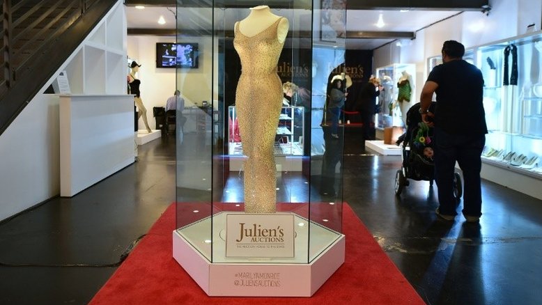 Vestido de Marilyn Monroe no "Happy Birthday Mr.President" vendido por US$ 4,8 mi