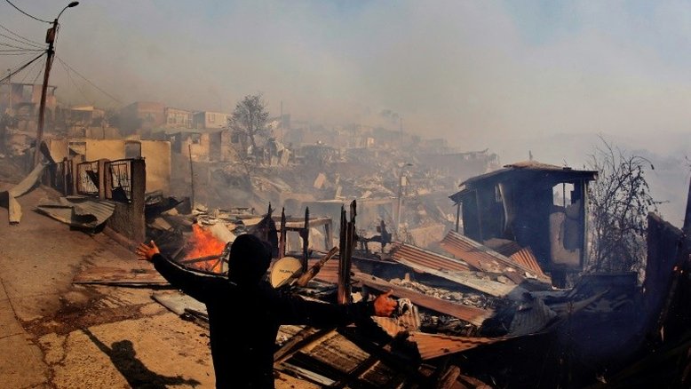 Incêndio em Valparaíso está quase controlado