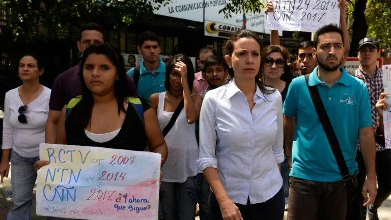 Venezuela: jornalistas protestam contra retirada do ar da CNN em espanhol