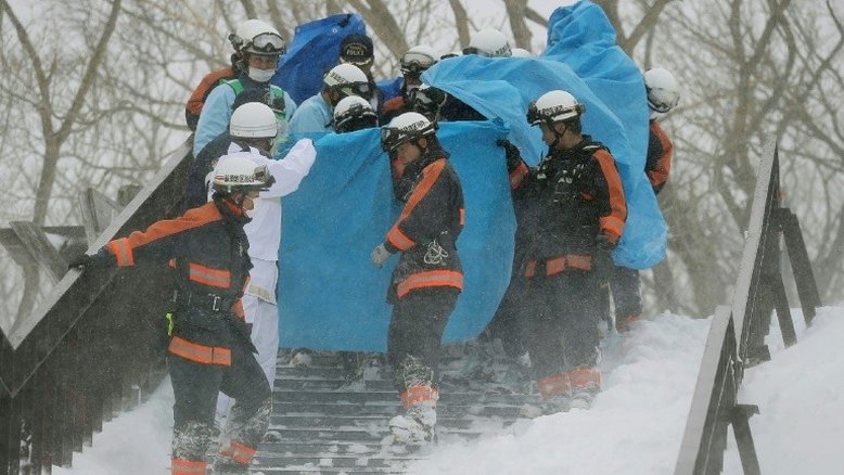 Avalanche mata 7 alunos e um professor no Japão