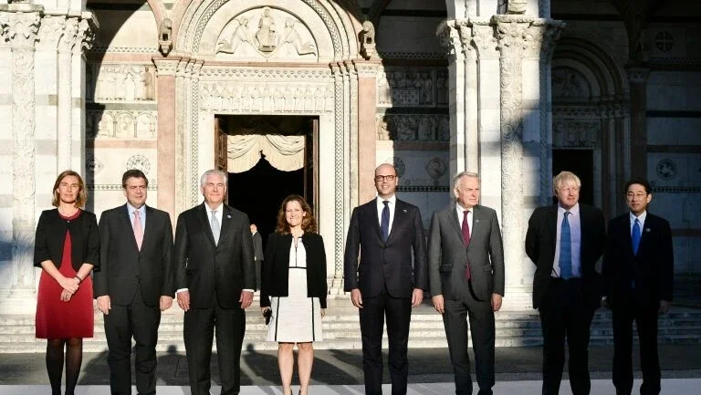Chanceleres do G7 buscam consenso sobre a Síria