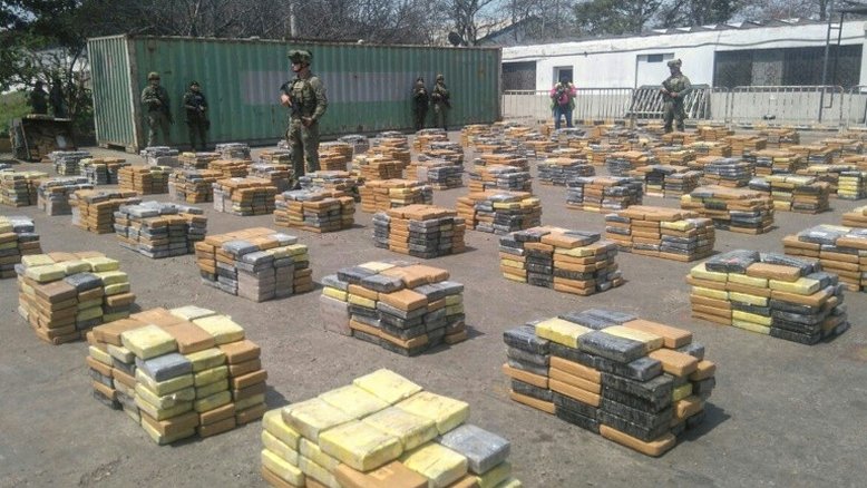 Colômbia apreende 6,1 toneladas de cocaína com destino à Espanha